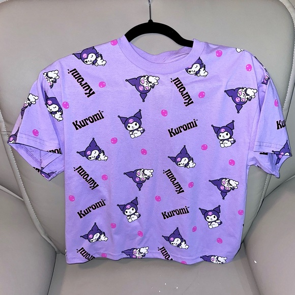 Sanrio Kuromi Women’s Short Sleeve Cropped T-Shirt size XS - Picture 1 of 4